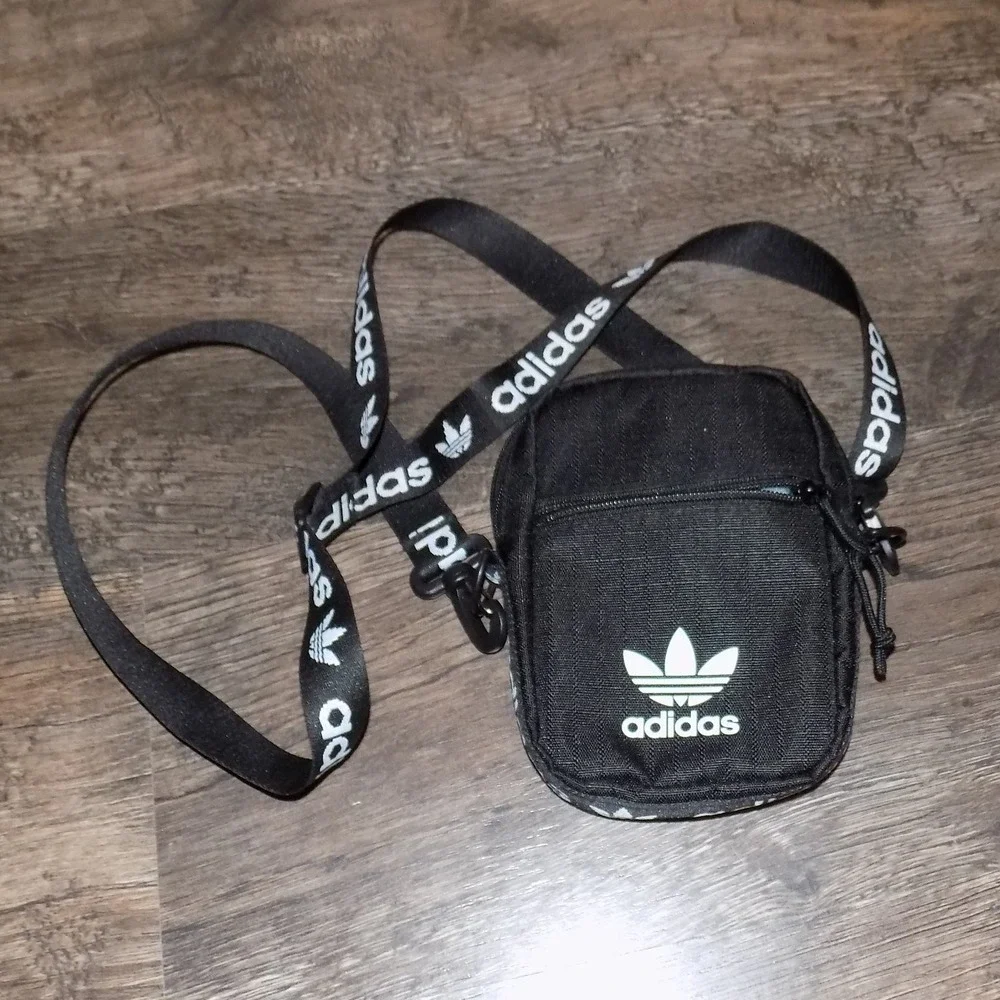 Adidas Crossbody Bag Black Excellent Logo Strap